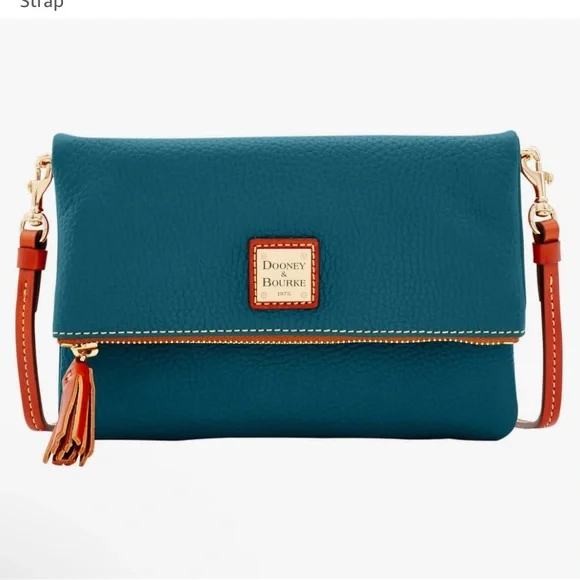 Dooney & Bourke Teal Crossbody Bag - Picture 1 of 14